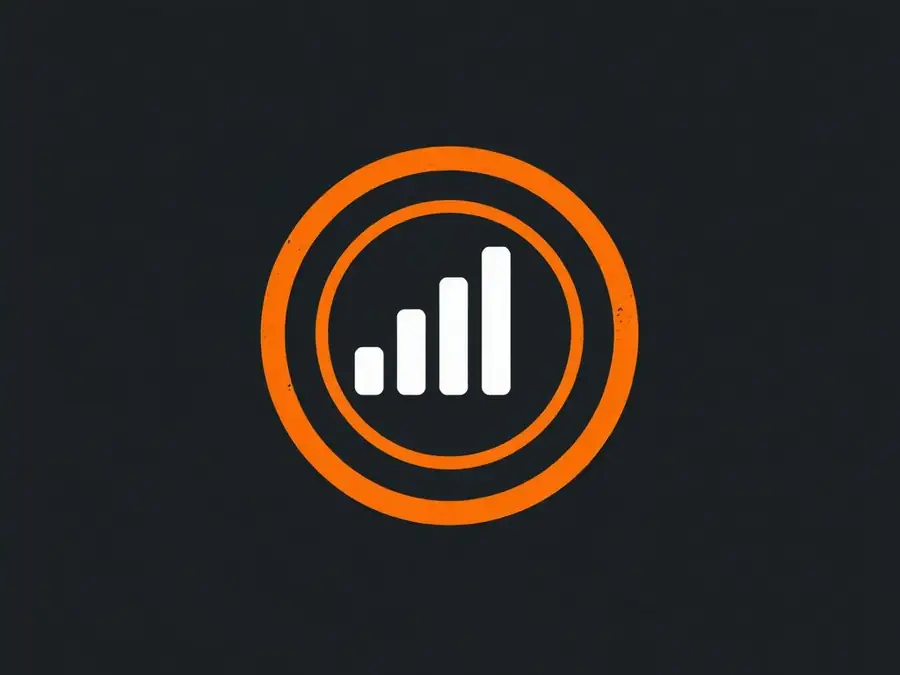 Abstract graphic of search rankings rising